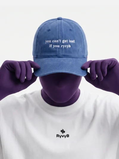 Never Lost Denim Cap - Blue