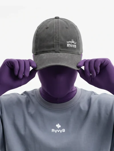 RyvyB Signature Denim Cap - Grey