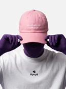 Never Lost Denim Cap - Pink