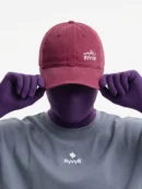 RyvyB Signature Denim Cap - Maroon